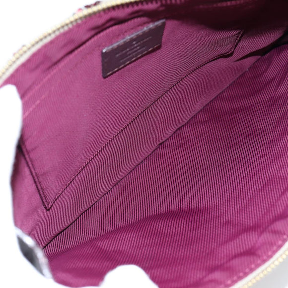 LOUIS VUITTON Monogram Sunshine Express Clutch Bag Bordeaux LV Auth 140504V