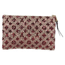 LOUIS VUITTON Monogram Sunshine Express Clutch Bag Bordeaux LV Auth 140504V-2