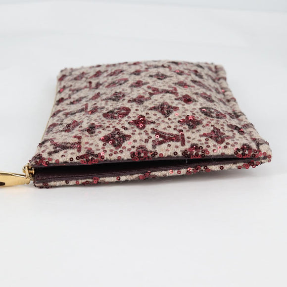 LOUIS VUITTON Monogram Sunshine Express Clutch Bag Bordeaux LV Auth 140504V