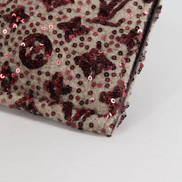 LOUIS VUITTON Monogram Sunshine Express Clutch Bag Bordeaux LV Auth 140504V