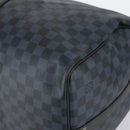 LOUIS VUITTON Damier Cobalt Keepall Bandouliere 55 Boston Bag N41356 Auth 140505-16