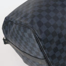 LOUIS VUITTON Damier Cobalt Keepall Bandouliere 55 Boston Bag N41356 Auth 140505-17