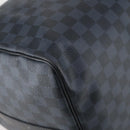 LOUIS VUITTON Damier Cobalt Keepall Bandouliere 55 Boston Bag N41356 Auth 140505-19