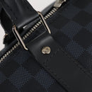 LOUIS VUITTON Damier Cobalt Keepall Bandouliere 55 Boston Bag N41356 Auth 140505-20