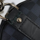LOUIS VUITTON Damier Cobalt Keepall Bandouliere 55 Boston Bag N41356 Auth 140505-10