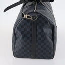 LOUIS VUITTON Damier Cobalt Keepall Bandouliere 55 Boston Bag N41356 Auth 140505-4