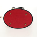 LOUIS VUITTON Epi Bucket PM Shoulder Bag SPO Red Black LV Auth 140506V-5