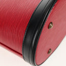 LOUIS VUITTON Epi Bucket PM Shoulder Bag SPO Red Black LV Auth 140506V-9