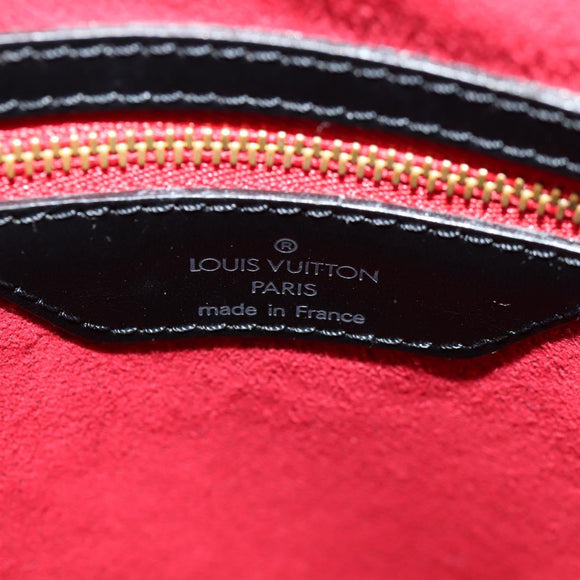 LOUIS VUITTON Epi Bucket PM Shoulder Bag SPO Red Black LV Auth 140506V
