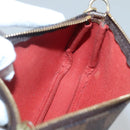 LOUIS VUITTON Damier Ebene Mini Pochette Accessoires Pouch N58009 LV Auth 140513-19