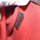 LOUIS VUITTON Damier Ebene Mini Pochette Accessoires Pouch N58009 LV Auth 140513-12