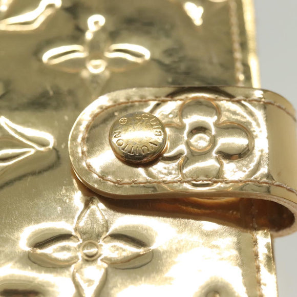 LOUIS VUITTON Monogram Miroir Agenda PM Day Planner Cover R20962 Auth 140514