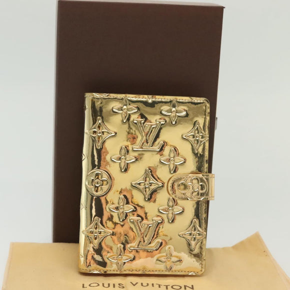 LOUIS VUITTON Monogram Miroir Agenda PM Day Planner Cover R20962 Auth 140514