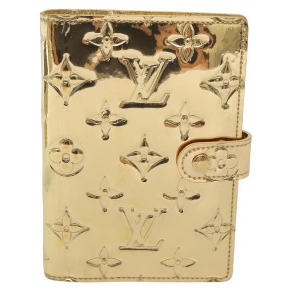 LOUIS VUITTON Monogram Miroir Agenda PM Day Planner Cover R20962 Auth 140514