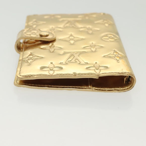 LOUIS VUITTON Monogram Miroir Agenda PM Day Planner Cover R20962 Auth 140514