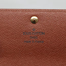 LOUIS VUITTON Graffiti Porte Monnaie Credit Wallet Orange M92190 LV Auth 140515-8