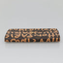 LOUIS VUITTON Graffiti Porte Monnaie Credit Wallet Orange M92190 LV Auth 140515-5