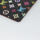 LOUIS VUITTON Monogram Multicolor Etui Miroir Mirror Black M92651 LV Auth 140516-15