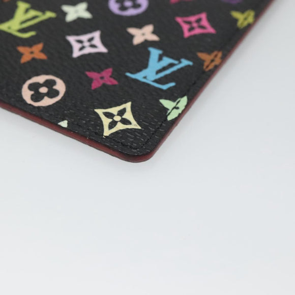 LOUIS VUITTON Monogram Multicolor Etui Miroir Mirror Black M92651 LV Auth 140516