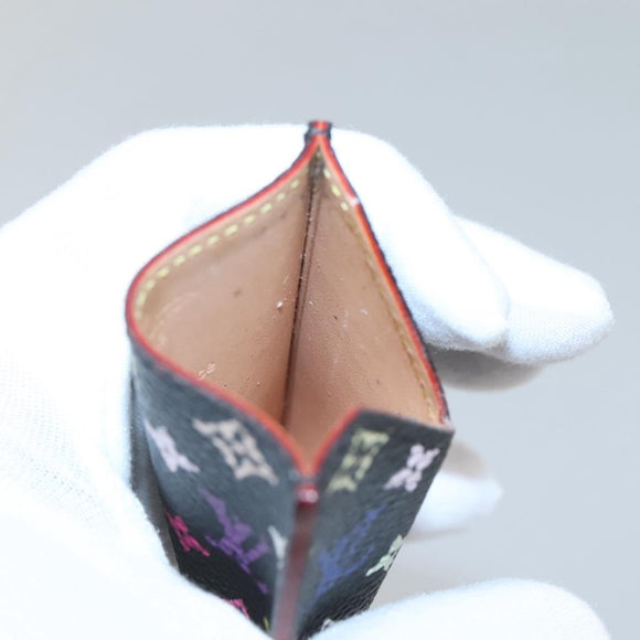 LOUIS VUITTON Monogram Multicolor Etui Miroir Mirror Black M92651 LV Auth 140516