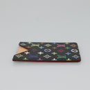 LOUIS VUITTON Monogram Multicolor Etui Miroir Mirror Black M92651 LV Auth 140516-3
