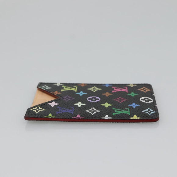 LOUIS VUITTON Monogram Multicolor Etui Miroir Mirror Black M92651 LV Auth 140516