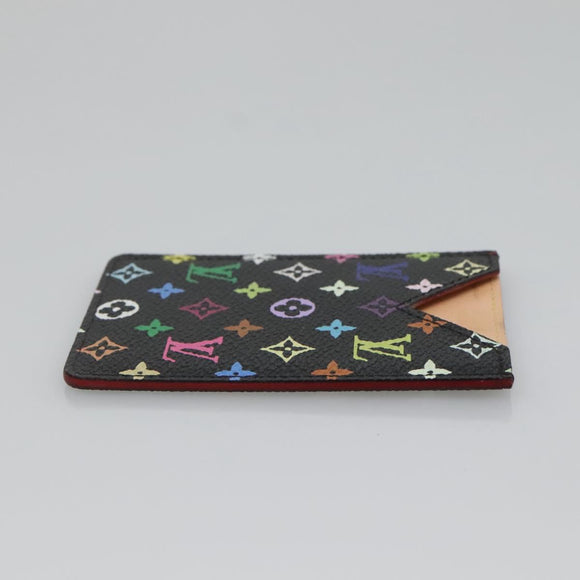 LOUIS VUITTON Monogram Multicolor Etui Miroir Mirror Black M92651 LV Auth 140516