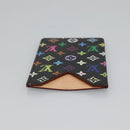 LOUIS VUITTON Monogram Multicolor Etui Miroir Mirror Black M92651 LV Auth 140516-5