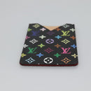LOUIS VUITTON Monogram Multicolor Etui Miroir Mirror Black M92651 LV Auth 140516-6