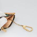 LOUIS VUITTON Multicolor Pochette Cles Coin Purse Black M13664 Auth 140517V-9