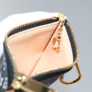 LOUIS VUITTON Multicolor Pochette Cles Coin Purse Black M13664 Auth 140517V-19