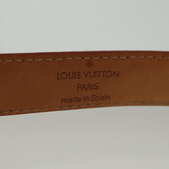 LOUIS VUITTON Monogram Multicolor Ceinture Belt White LV Auth 140518