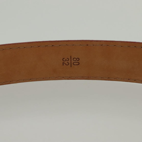 LOUIS VUITTON Monogram Multicolor Ceinture Belt White LV Auth 140518