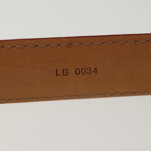 LOUIS VUITTON Monogram Multicolor Ceinture Belt White LV Auth 140518