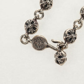 Chrome Hearts NO2 BALL #2 Cross Ball Bracelet Ag925 Silver Auth 140521M - 0