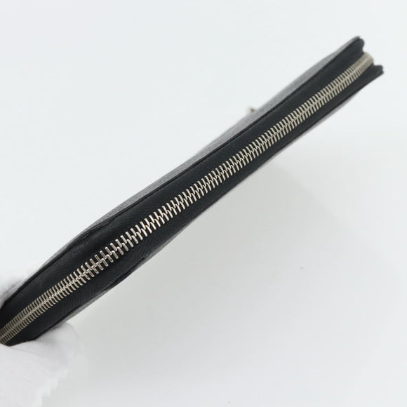 LOUIS VUITTON Damier Graphite Illustre Zippy Organizer Wallet N63002 Auth 140524