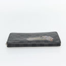 LOUIS VUITTON Damier Graphite Illustre Zippy Organizer Wallet N63002 Auth 140524-6