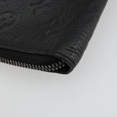 LOUIS VUITTON Monogram Empreinte Zippy Portemonnee Zwart M61864 LV Auth 140525-15