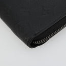 LOUIS VUITTON Monogram Empreinte Zippy Portemonnee Zwart M61864 LV Auth 140525-14