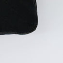 GUCCI GG Canvas Sherry Line Shoulder Bag Black Gold 144388 Auth 140536-17