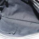 GUCCI GG Canvas Sherry Line Shoulder Bag Black Gold 144388 Auth 140536-11