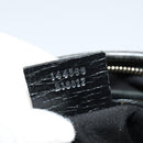 GUCCI GG Canvas Sherry Line Shoulder Bag Black Gold 144388 Auth 140536-12