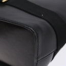 Salvatore Ferragamo Gancini Shoulder Bag Leather Black Gold Auth 140540-9