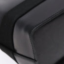 Salvatore Ferragamo Gancini Shoulder Bag Leather Black Gold Auth 140540-16