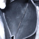 Salvatore Ferragamo Gancini Shoulder Bag Leather Black Gold Auth 140540-11