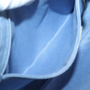 Salvatore Ferragamo Gancini Shoulder Bag Leather Gray Beige gold Auth 140541-19