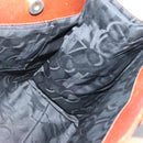 Salvatore Ferragamo Vala Shoulder Bag Leather Brown Gold Auth 140542-18