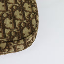 Christian Dior Trotter Canvas Shoulder Bag Brown Gold Auth 140545-13