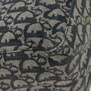 Christian Dior Trotter Canvas Tote Bag Navy Silver Auth 140546-13