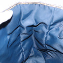 Christian Dior Trotter Canvas Tote Bag Navy Silver Auth 140546-18